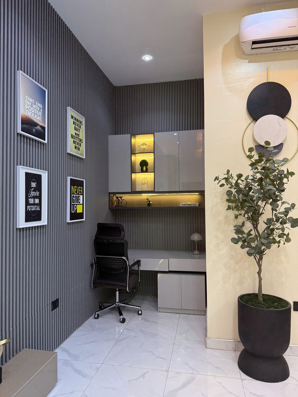 Office workspace concept